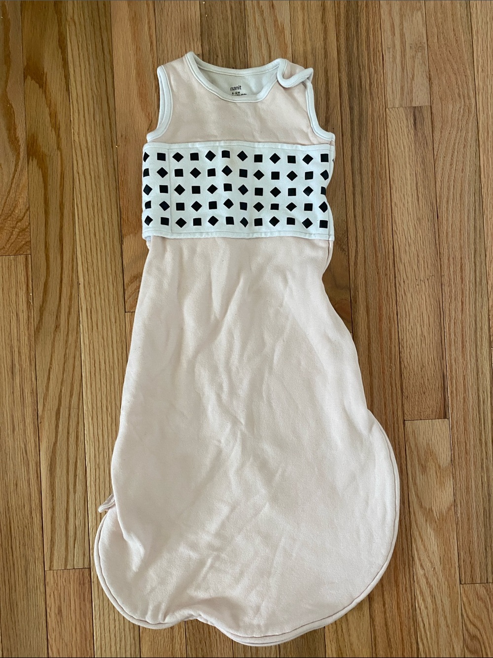 Light pink Nanit sleep sack